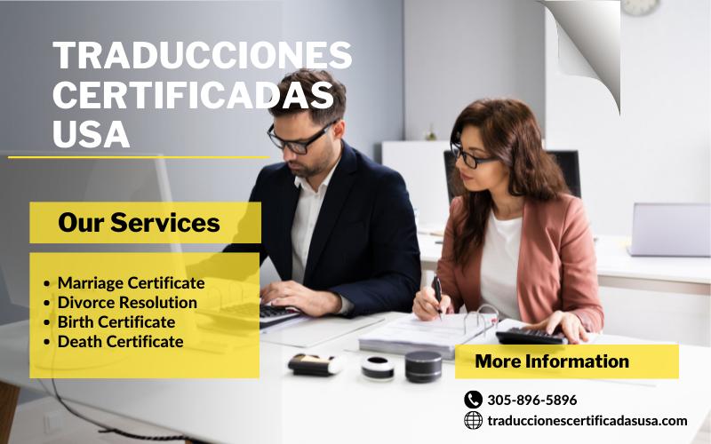 Traducciones Certificadas美國